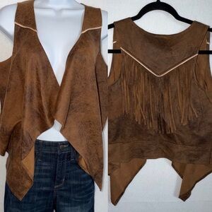 Shyanne Fringe Western Vest